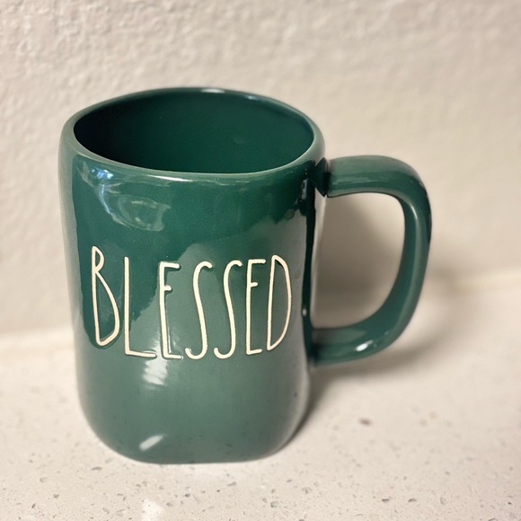 Rae Dunn Forest Green JOY Mug - Picture 4 of 4